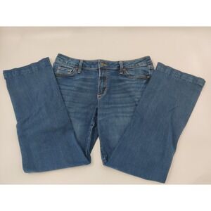 Sonoma Goods For Life Womens Bootcut Jeans Size 12 Medium Wash Blue Stretch